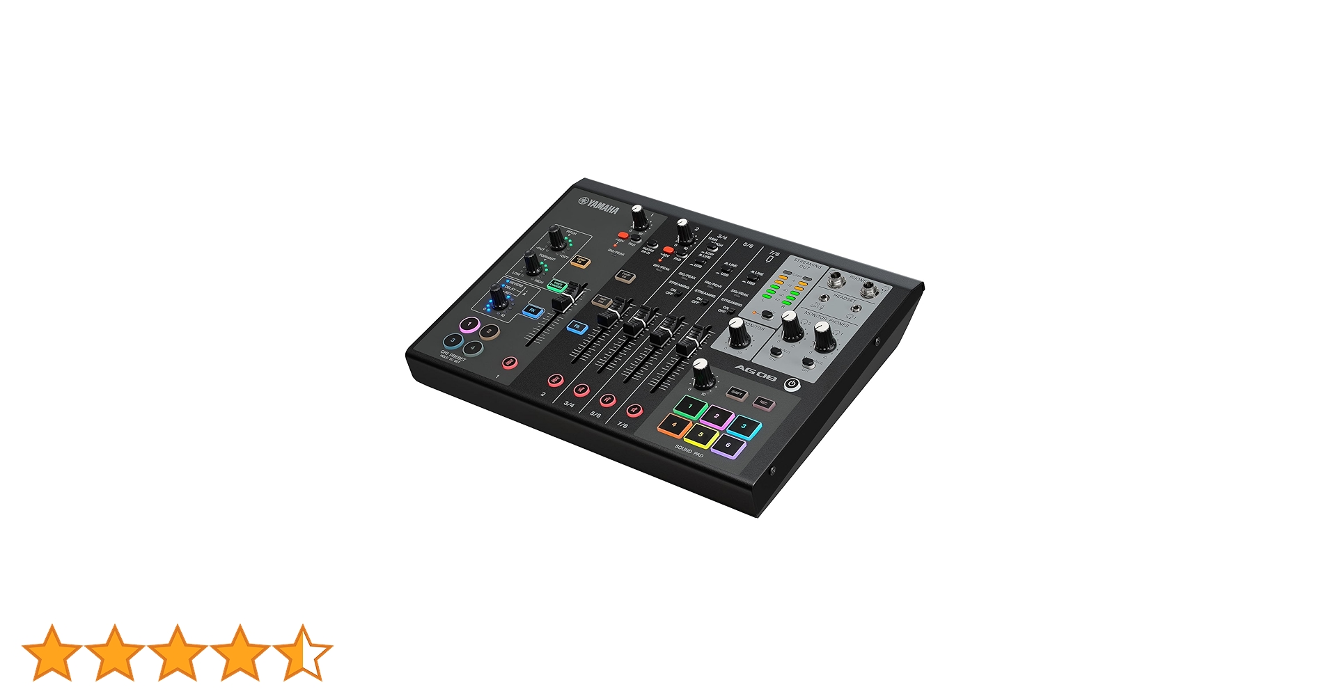 Amazon | ヤマハ AG08 ブラック 8チャンネル ライブ